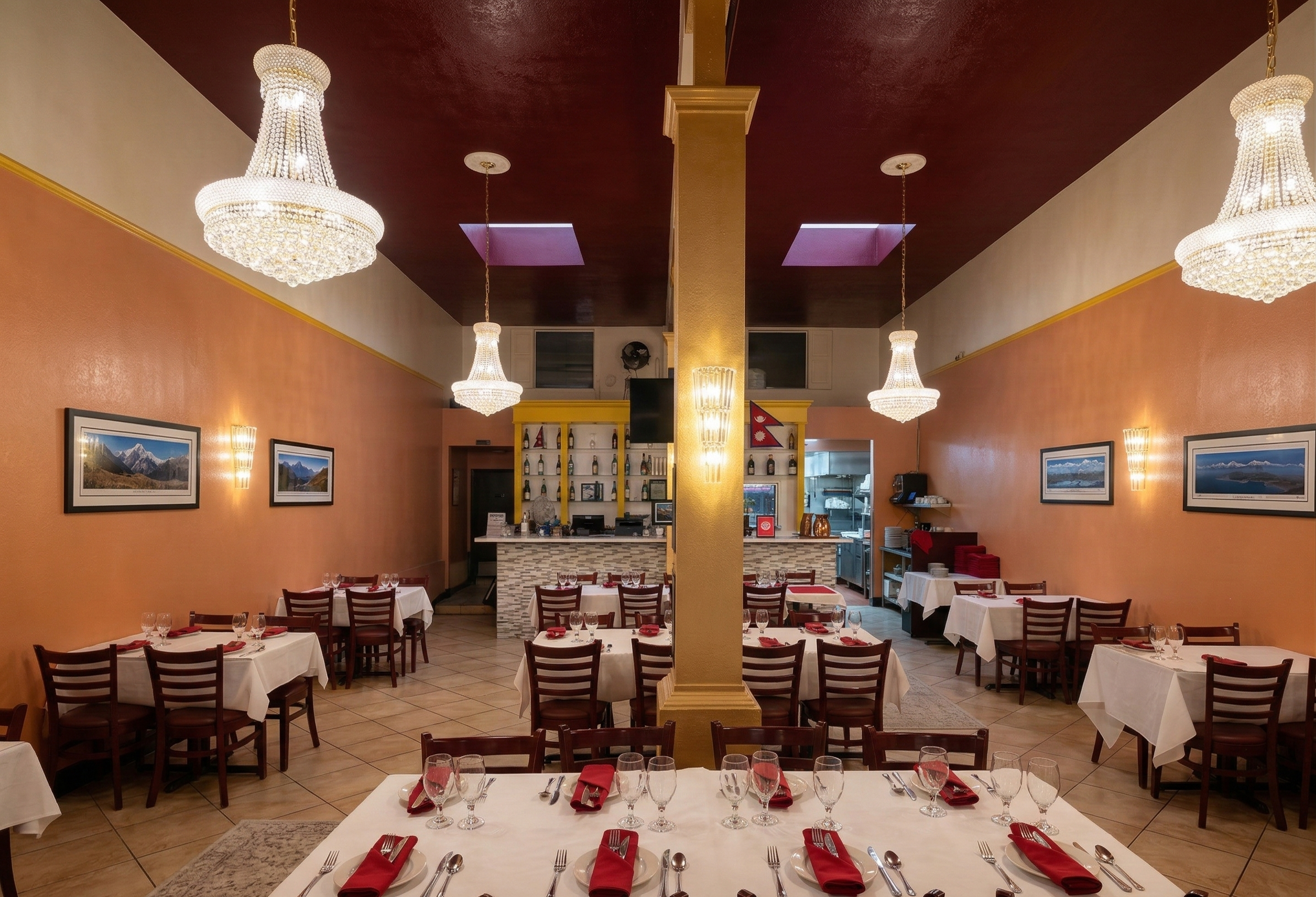 Ocean Indian Cuisine Restaurant Interior